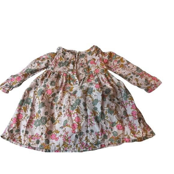 24M Oshkosh Baby Bgosh Purple Floral Flower Dress Spring - Picture 3 of 6